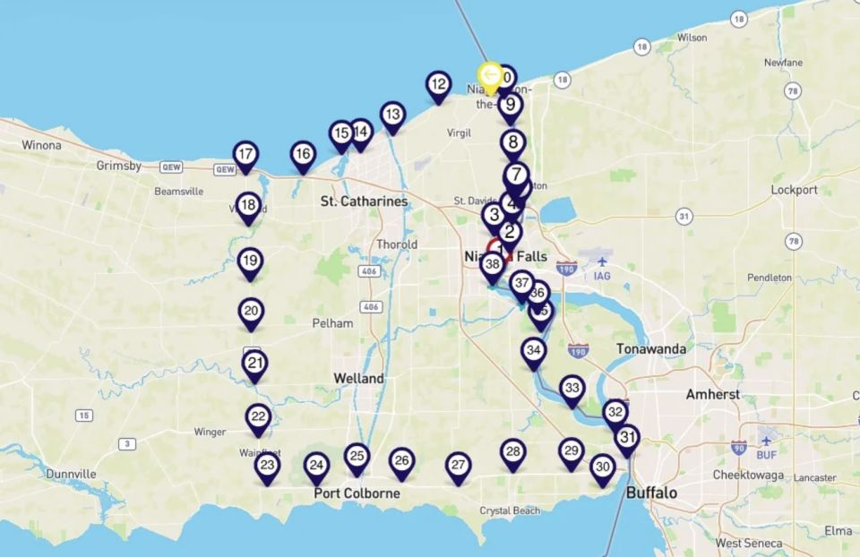 Niagara Peninsula Smartphone Audio Driving Tour - Tour Experience