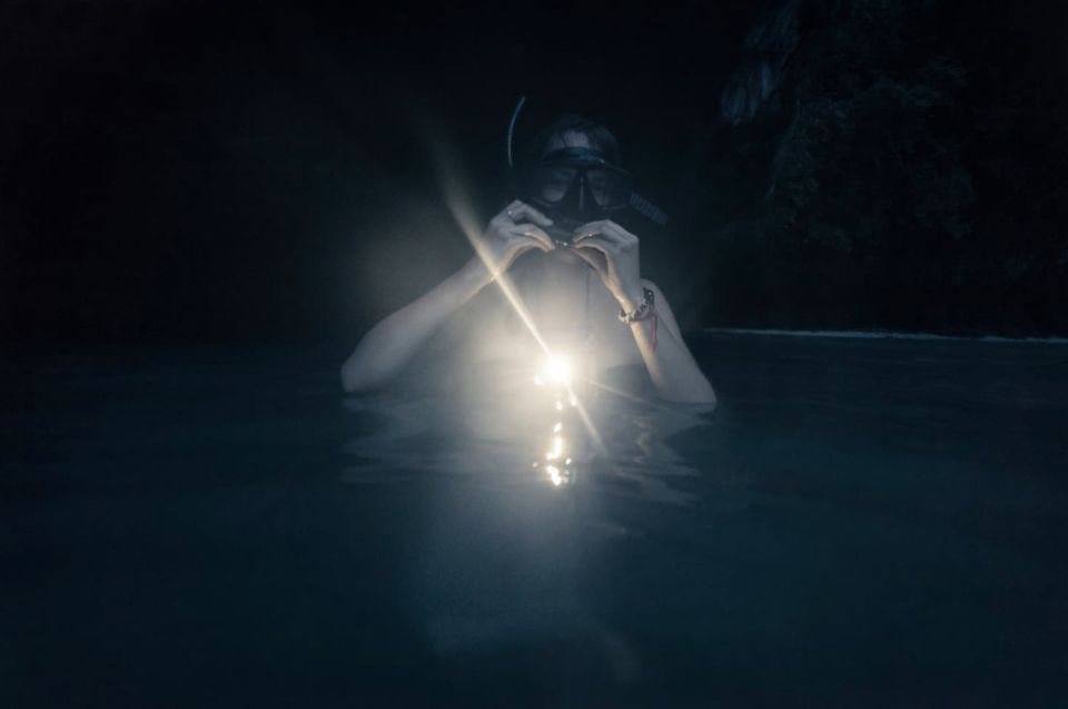 Night Time Snorkel At Turtle Town With Lights And Stars - Personalized Guidance and Safety