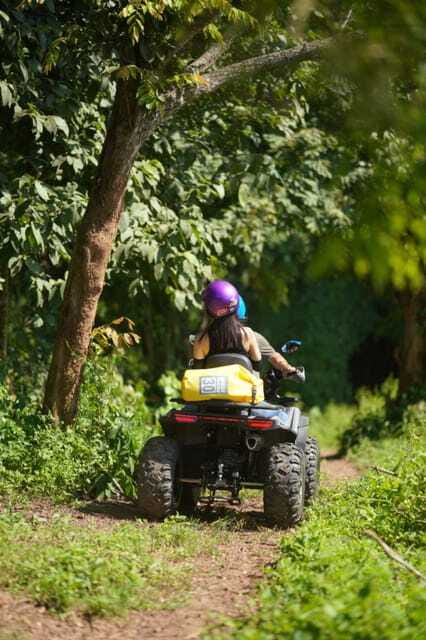 No.1 ATV 3 Hrs Mae Wang,Elephant Feeding&Rafting&Waterfall - Pickup and Duration