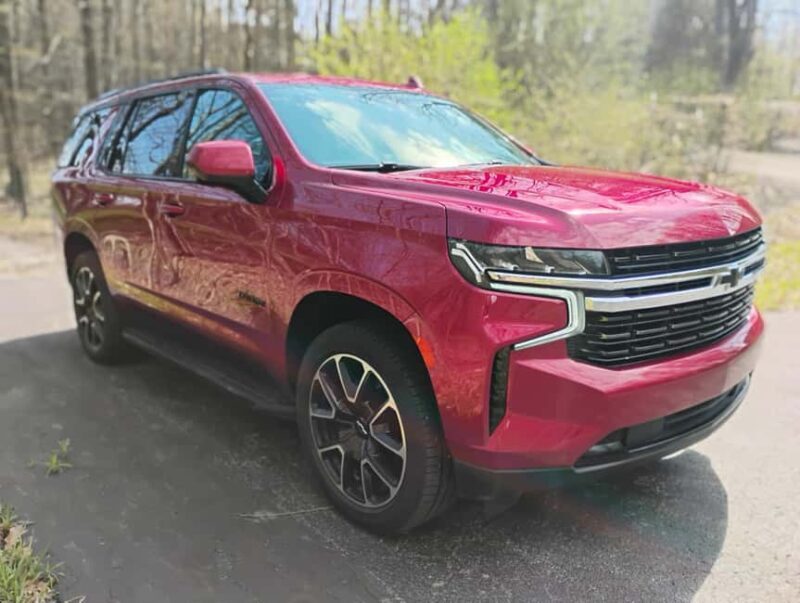 NON BUS Wine Tour in a Cherry Red Chevy Tahoe RST - A Fresh Take on Traverse City Wine Tours: In a Cherry Red Chevy Tahoe RST