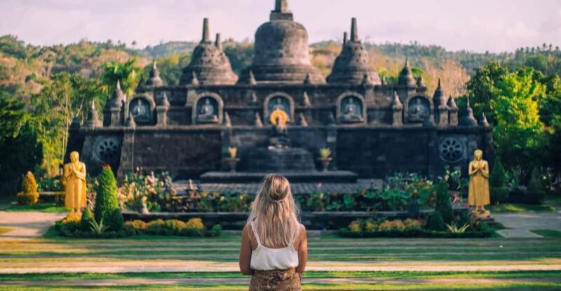 North Bali: Buddhist Temple, Banyumala Waterfall, Ulun Danu - Brahmavihara Arama