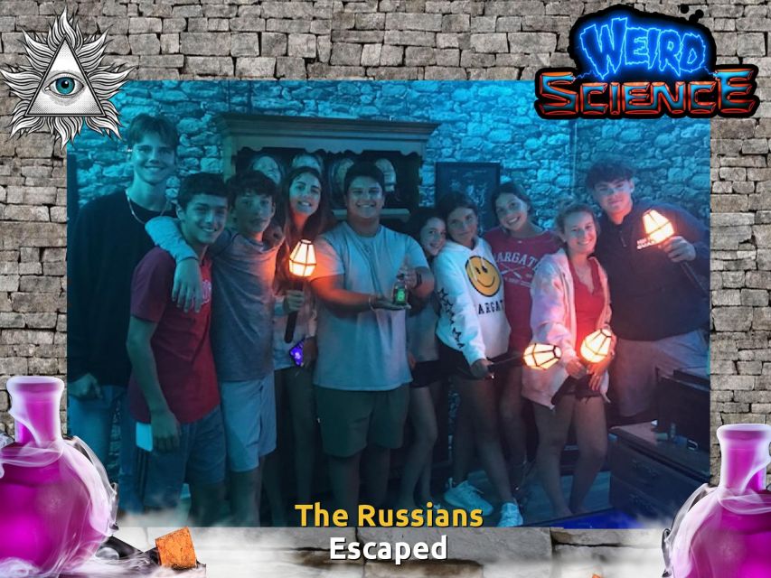 Northfield: Weird Science Live Interactive Escape Room - Additional Considerations