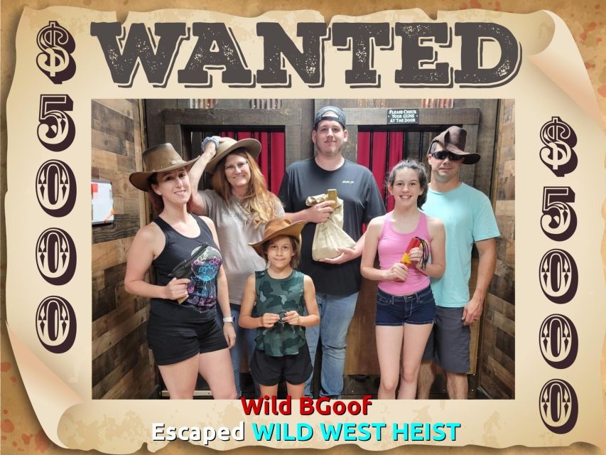 Northfield: Wild West Bank Heist Escape Room Experience - Key Points