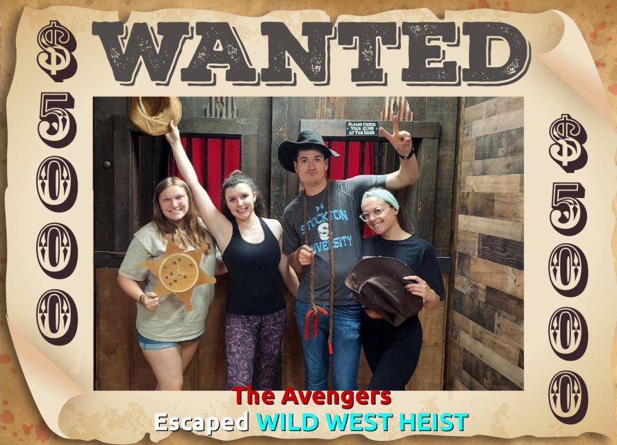 Northfield: Wild West Bank Heist Escape Room Experience - Meeting Point and Additional Information