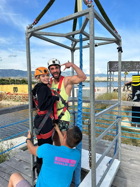Novalja: Zrce Beach Tandem Bungee Jumping Experience - Additional Details & Considerations