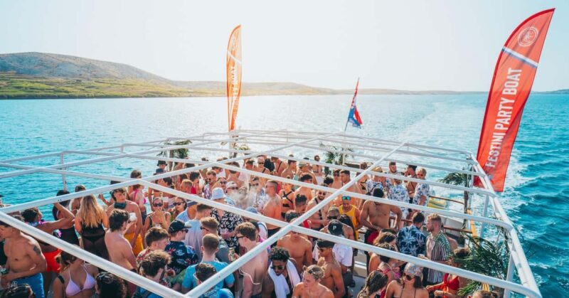 Novalja: Zre Beach Party Boat FESTINI with Unlimited Drinks - Authentic Feedback from Participants