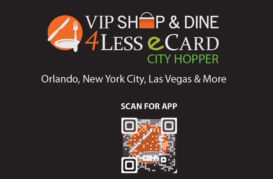 NYC: 90-Day VIP Shop and Dine4Less Card City Hopper - Dining Discounts