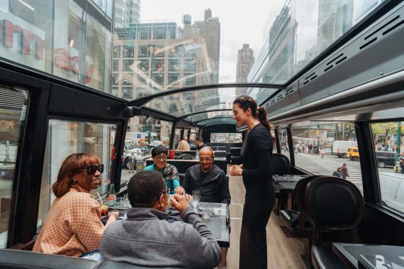 NYC Bustronome Gourmet Sightseeing Lunch tour Panoramic Bus - What Sets This Tour Apart?