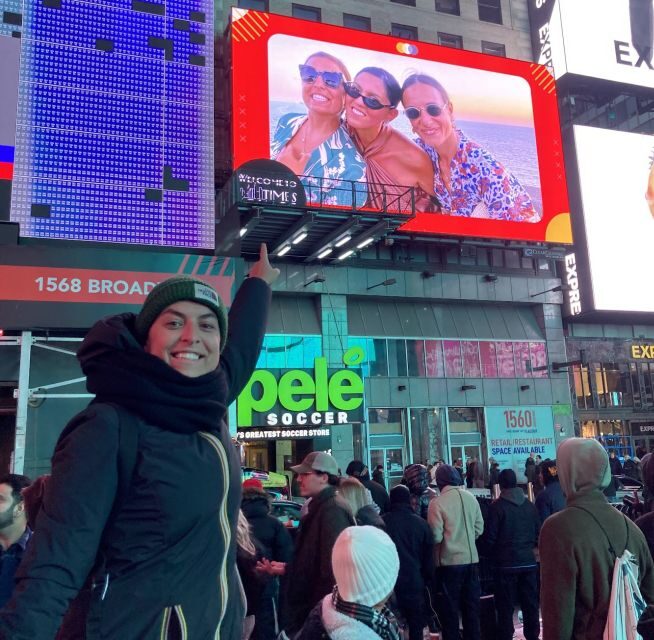 NYC: See Yourself on a Times Square Billboard for 24 Hours - Why This Experience Works for Travelers