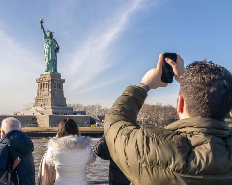 NYC: Statue of Liberty Express Cruise  Freedom Liberty Tour - Guides and Commentary