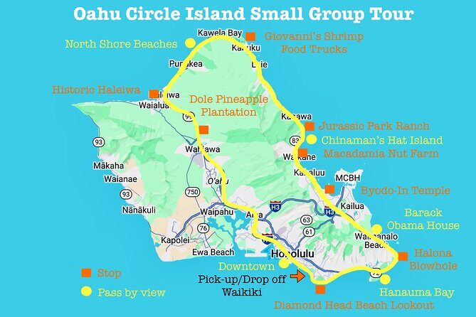 Oahu Circle Island Small Group Tour - Starting the Day: From Waikiki to the Volcano’s Edge