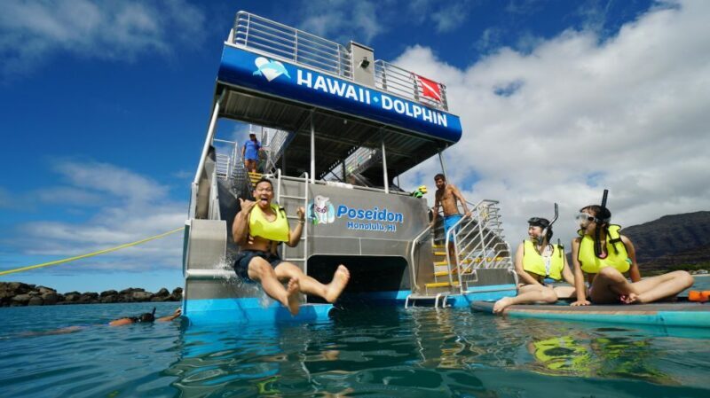 Oahu Dolphin Watch, Turtle Snorkel, Waterslide Activities - FAQ