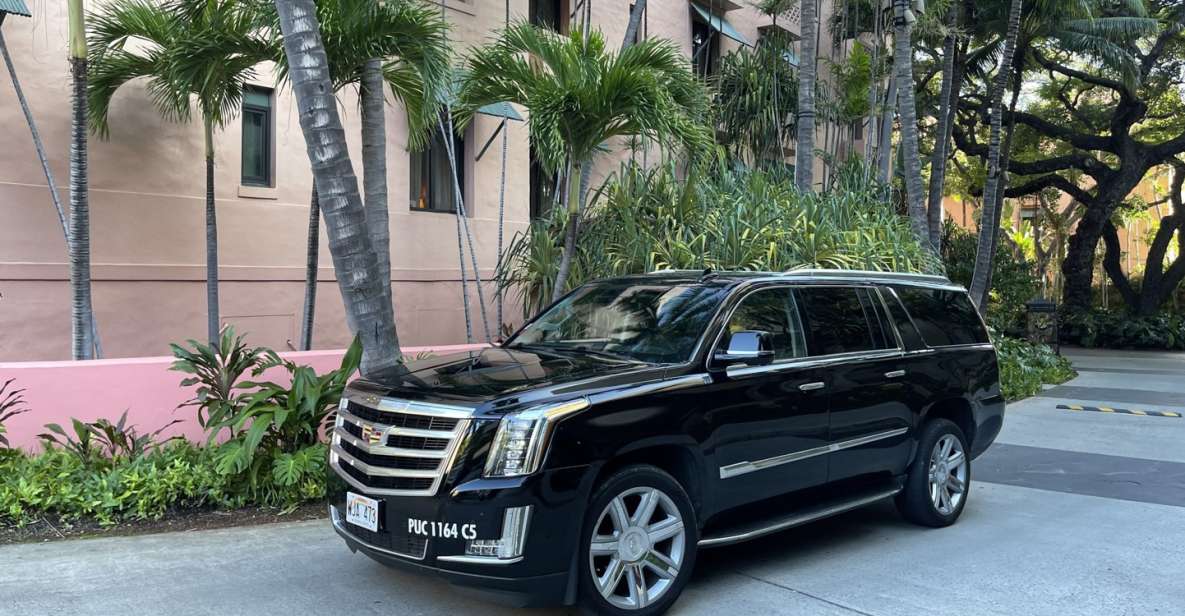 Oahu: Honolulu Airport Private by Escalade SUV - Luxury SUV Features