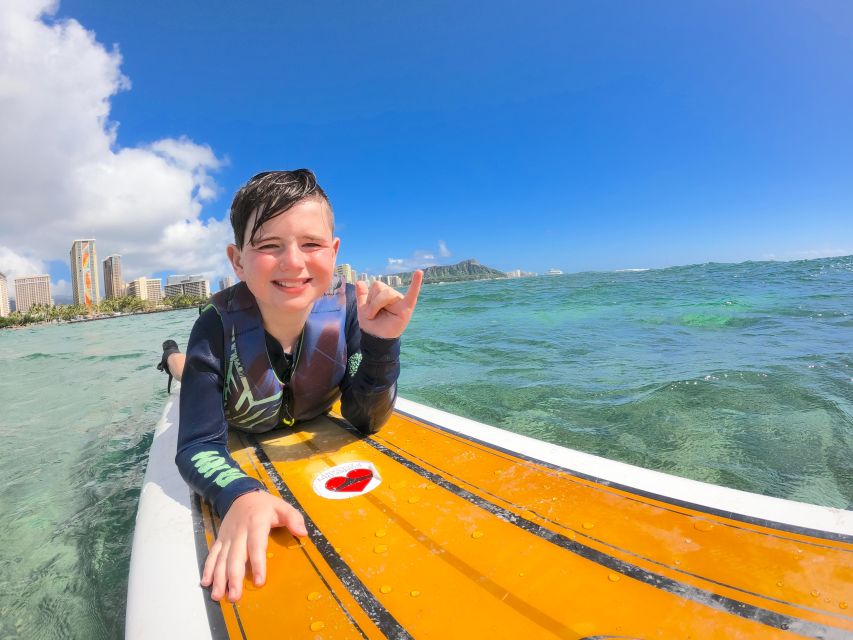Oahu: Kids Surfing Lesson in Waikiki Beach (up to 12) - Included Equipment