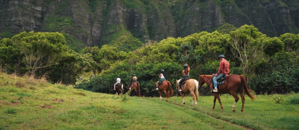 Oahu: Kualoa Hills and Valleys Horseback Riding Tour - Horseback Riding Through Lush Valleys