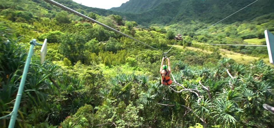 Oahu: Kualoa Jurassic Valley Zipline Tour - Inclusions