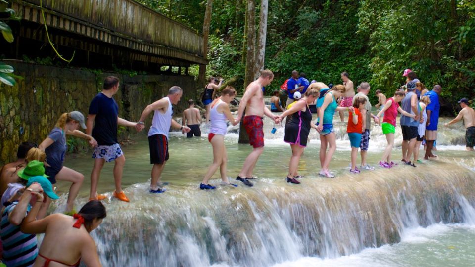 Ocho Rio: Dunns River Falls, Rafting, Horses & Ziplines Tour - Sightseeing and Shopping Opportunities