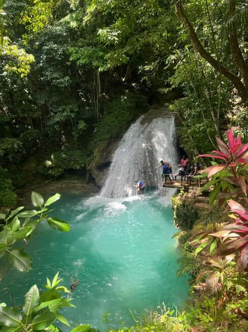Ocho Rios: Blue Hole and Bamboo River Rafting - The Blue Hole: A Waterfall Paradise