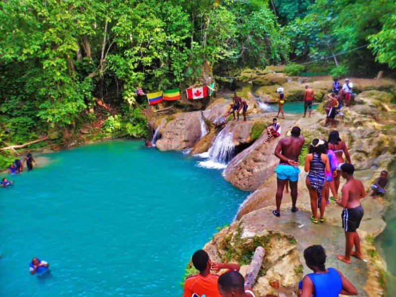 Ocho Rios: Blue Hole, Dunns River & Reggae Hill Guided Tour - Key Points