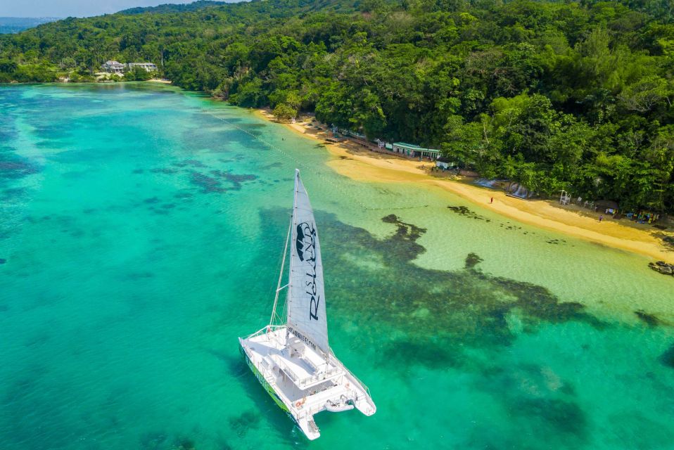 Ocho Rios: Dunns River Catamaran Cruise With Snorkeling - Hotel Pickup and Drop-off