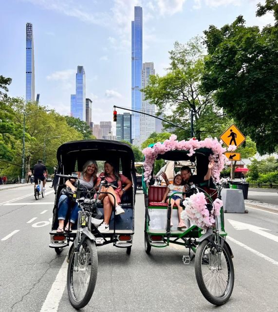 Official Pedicab Guided & Private Tours in Central Park - What to Expect from the Experience