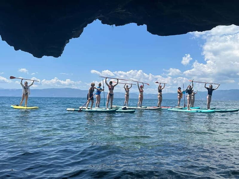 Ohrid: Stand Up Paddleboarding Tour with Landmarks & Photos - The Itinerary in Detail