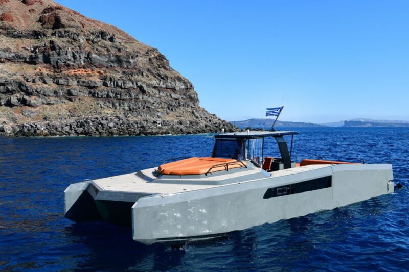 Oia: Private Santorini Catamaran Tour for Two With Drinks - Customizable Experience