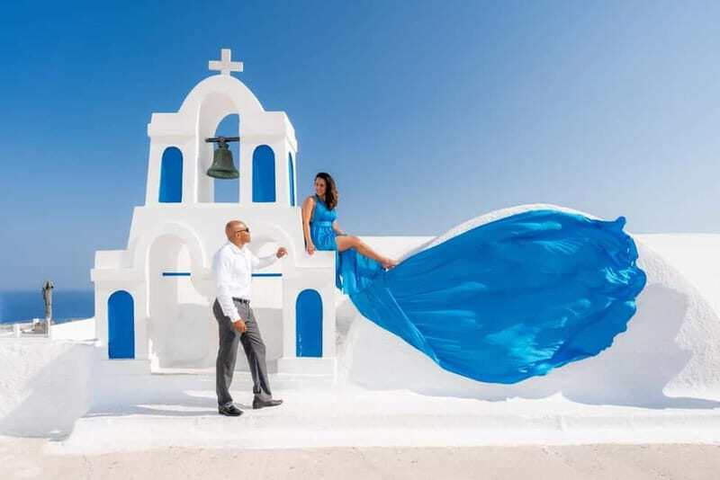 Oia: Santorini Photoshoot with Flying Dress Rental Option - Exploring the Experience