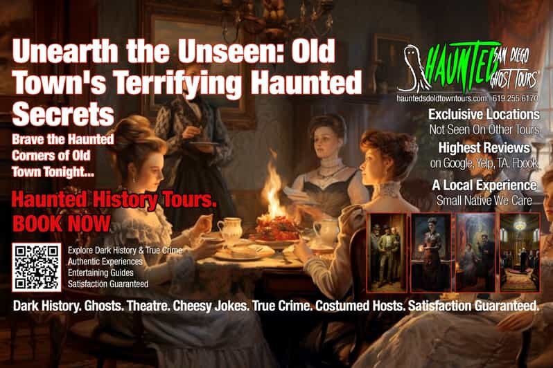 Old Town Haunted Walking Tour INSIDE Heritage Park - A Deep Dive into the Haunted Heritage of Old Town San Diego