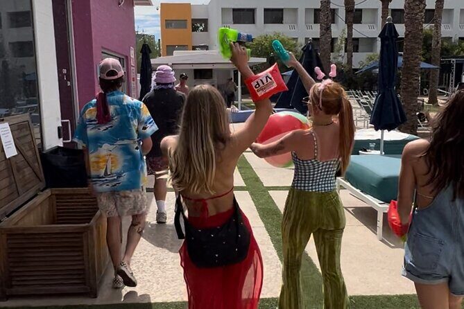 Old Town Scottsdale Party Bike Bar Crawl and Pool Party - Key Points