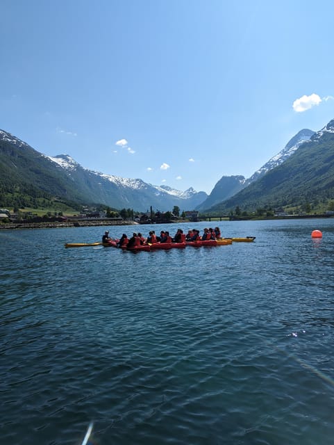 Olden: Guided beginner friendly fjord kayaking.Local company - An Authentic Fjord Experience in Olden
