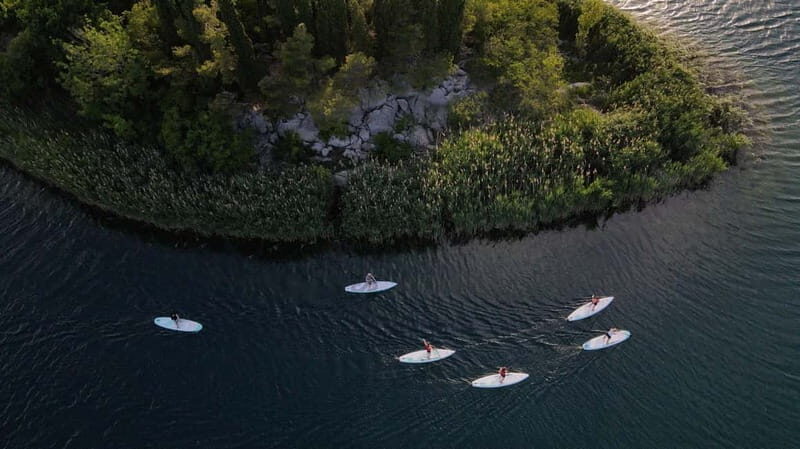 Omialj: Krk Bridge Electric SUP Tour - The Itinerary in Detail