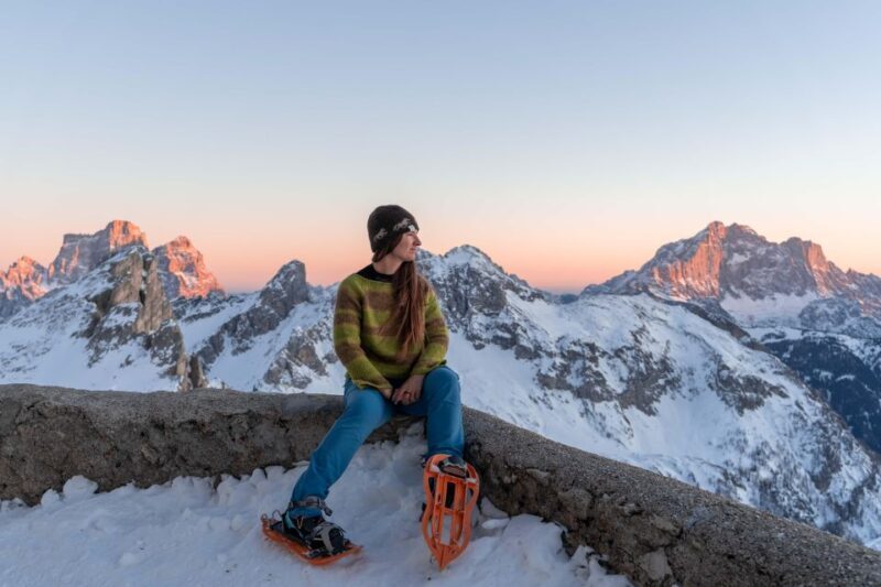 One day hike with snowshoes to discover Dolomites - Key Points