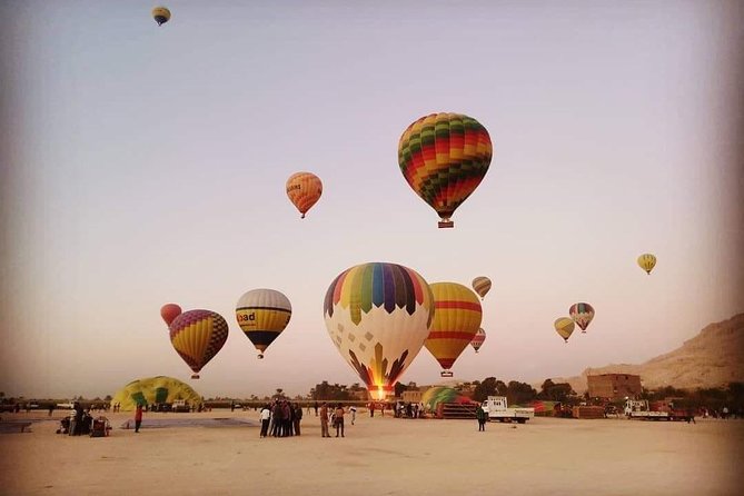 One Day Sunrise Balloon, Sunset Felucca Ride, Luxor Full-Day Tour - Exploration of Colossi of Memnon