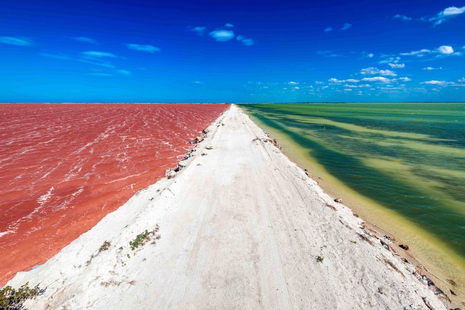 One Jaguar, Rio Lagartos, and Las Coloradas Private Tour - Visiting Las Coloradas
