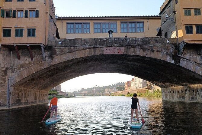 One-oar Surfing on the Arno River from Florence - What Youll See from the River