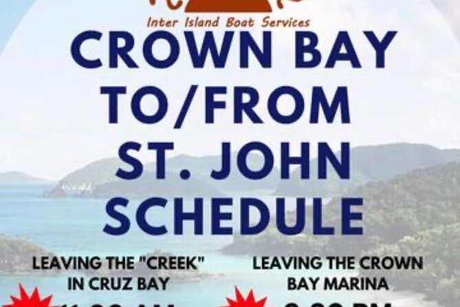One Way Private/Airport to Downtown/Crown Bay/Emarld Beach/ - Key Features and Benefits