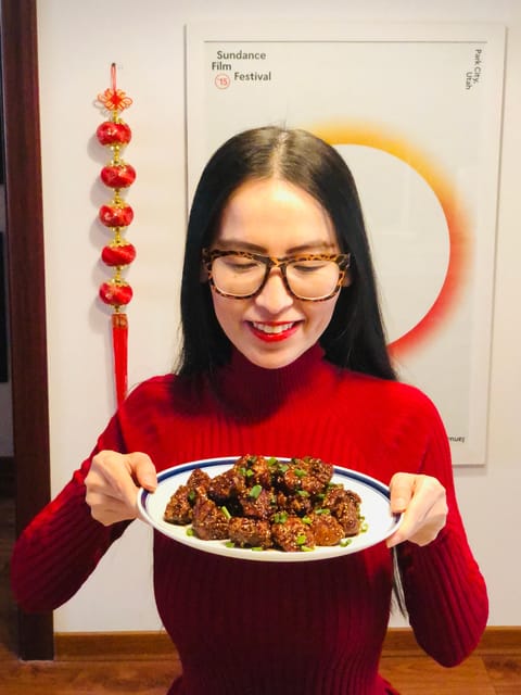 Online Cooking Class Sesame Chicken by Chef Sunflower Li - The Sum Up