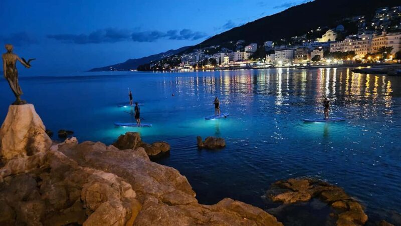 Opatija: Guided SUP Paddleboarding Adventure at Night - Authentic Feedback: What Participants Say
