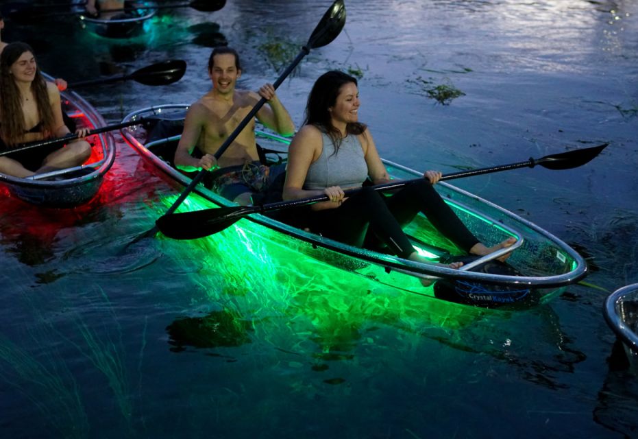 Orlando: Date Night LED Night Glow Tour With Sparkling Wine - Paddling Through the Lit Lake