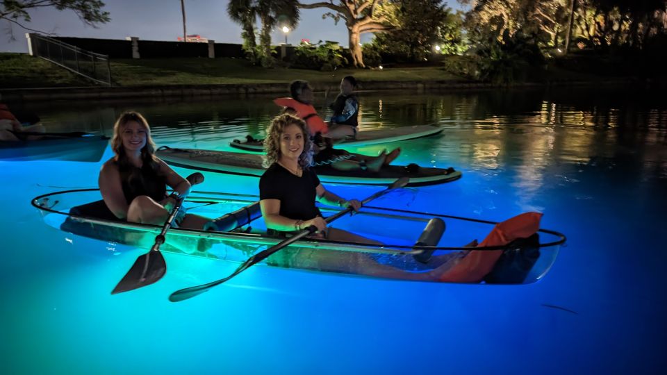Orlando: LED Night Glow Clear Kayak or Paddleboard Tour - Highlights