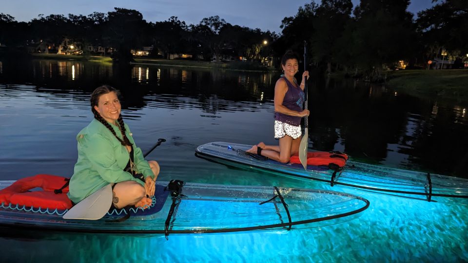 Orlando: LED Night Glow Clear Kayak or Paddleboard Tour - Included in the Tour