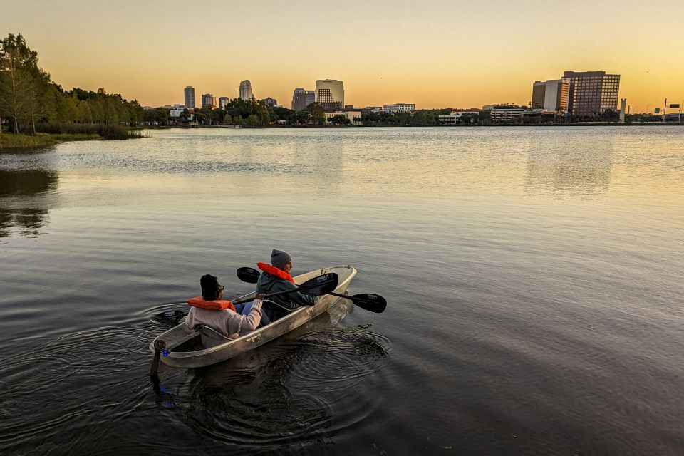 Orlando: Sunset Clear Kayak or Paddleboard in Paradise Tour - Nature Observation on Lake Ivanhoe