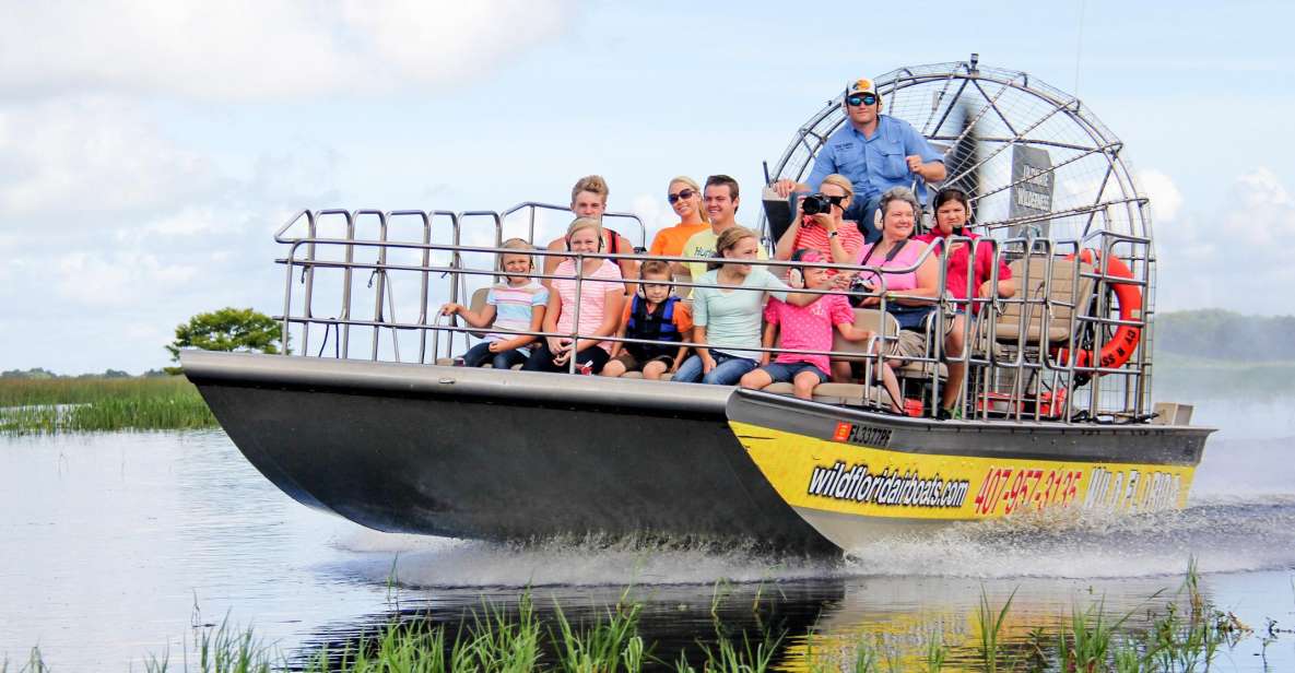 Orlando: Wild Florida Airboat Ride With Transport & Lunch - Key Points