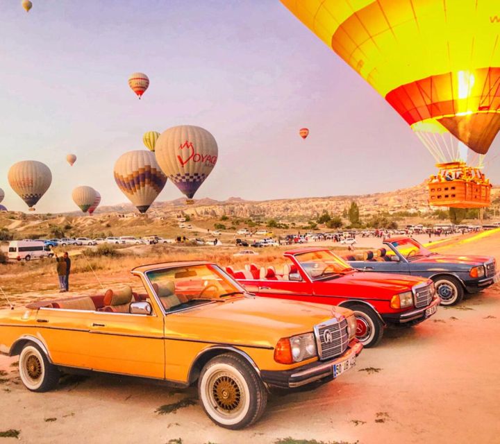 Ortahisar: Balloon Ride by Classic Car in Cappadocia - Key Points