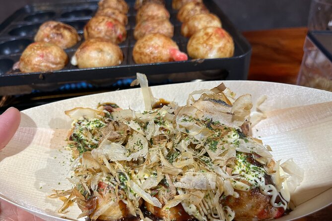 Osaka SAKE Tasting With Takoyaki DIY - DIY Takoyaki (Octopus Balls)