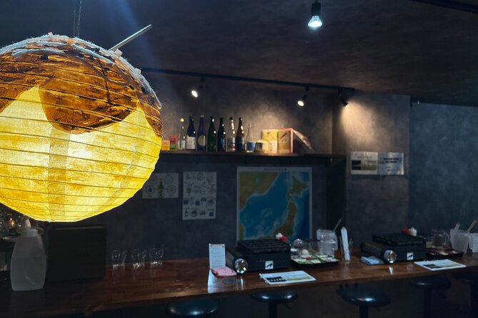 Osaka SAKE Tasting With Takoyaki DIY - Small Group Setting