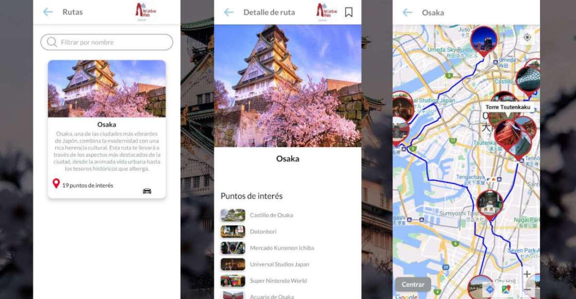 Osaka Self-Guided App With Multi-Language Audio Guide - Audio Guide Features