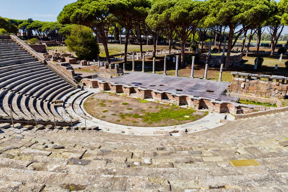 Ostia Antica Guided Tour With Local Archaeologist - Amphitheater and Fountains