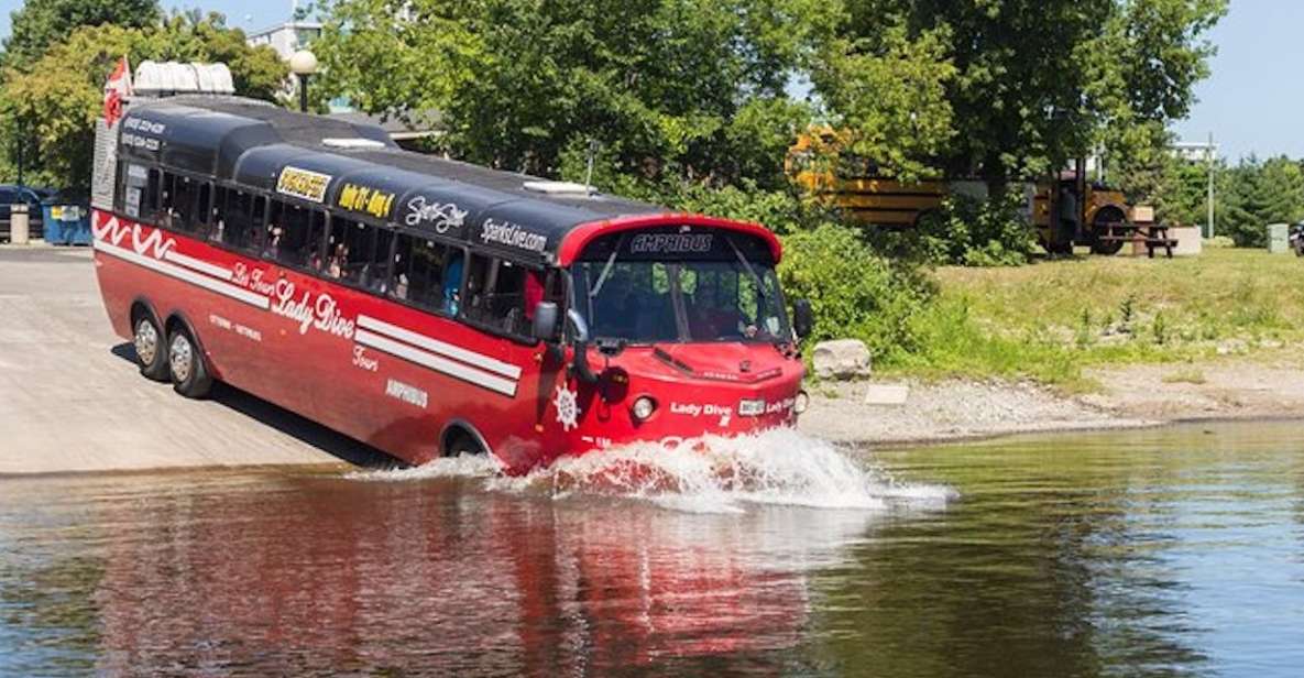 Ottawa: Bilingual Guided City Tour by Amphibious Bus - Transportation in an Amphibious Vehicle